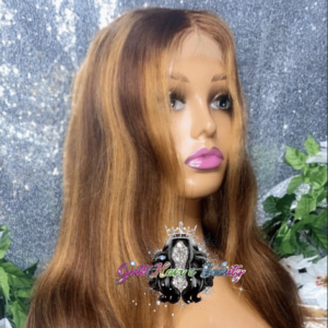 Ms Independent Gutt Wig - Honey Blonde and Natural Brown Colored