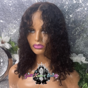 Outside Wet & Wavy Gutt Hair Transparent Lace Wig - 12/14"